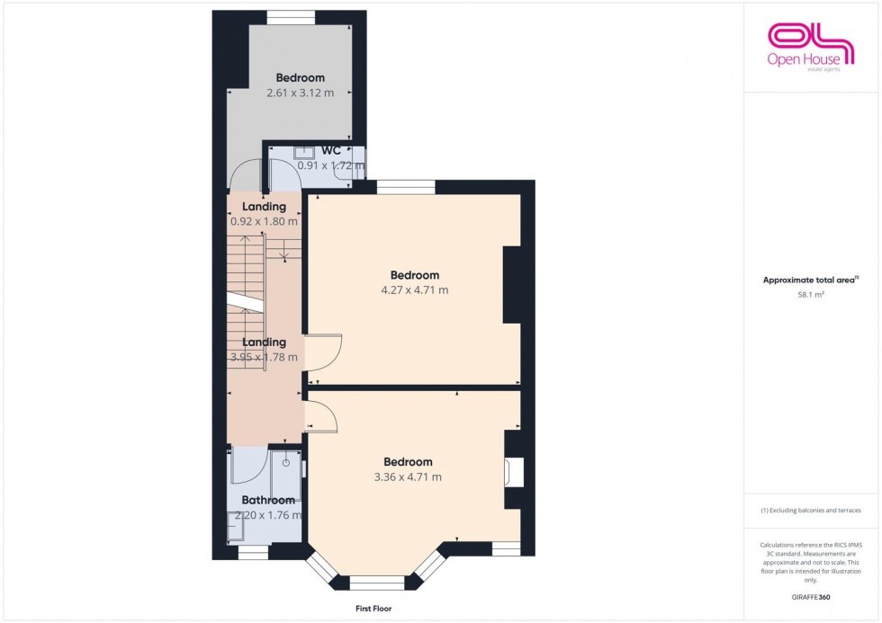 Floorplan for Meyrick Road, Stafford