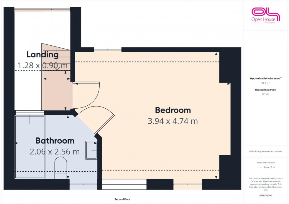 Floorplan for Meyrick Road, Stafford