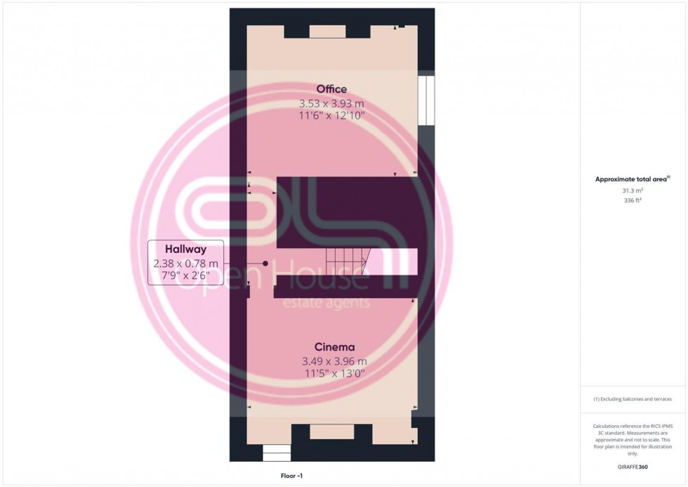 Floorplan for Newhall Road, Swadlincote
