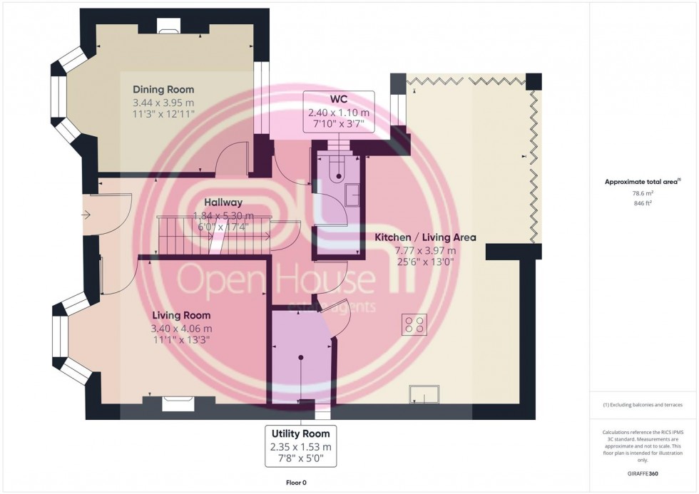 Floorplan for Newhall Road, Swadlincote
