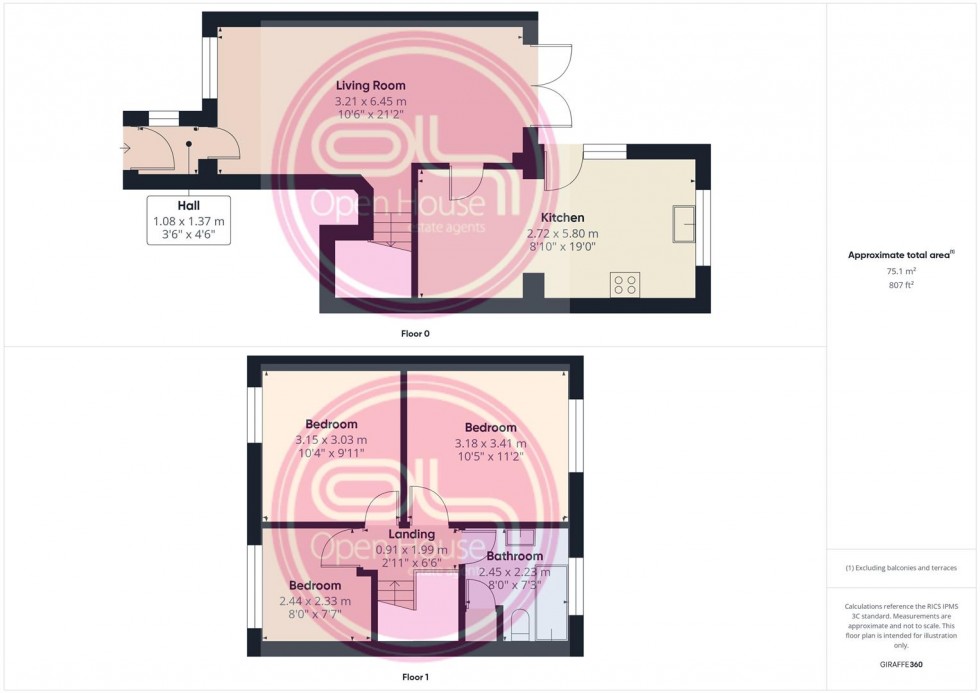 Floorplan for The Gables, Newhall