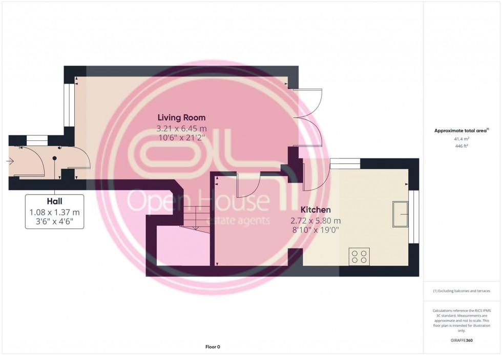 Floorplan for The Gables, Newhall