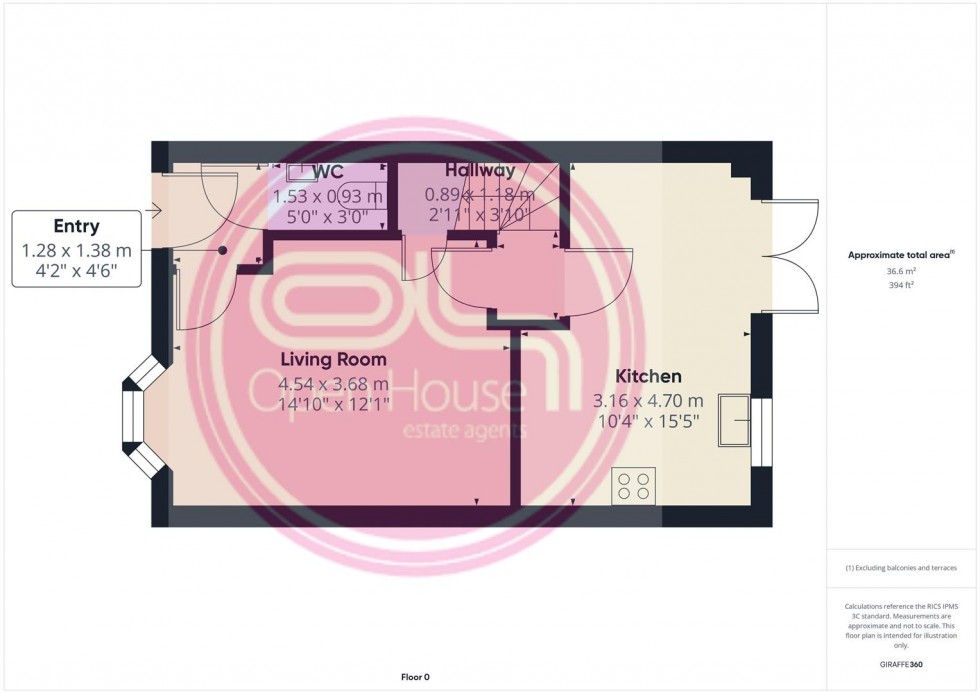 Floorplan for Rook Avenue, Burton-On-Trent
