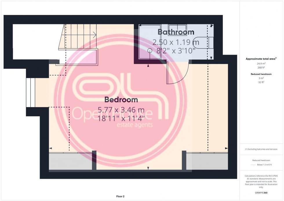 Floorplan for Rook Avenue, Burton-On-Trent