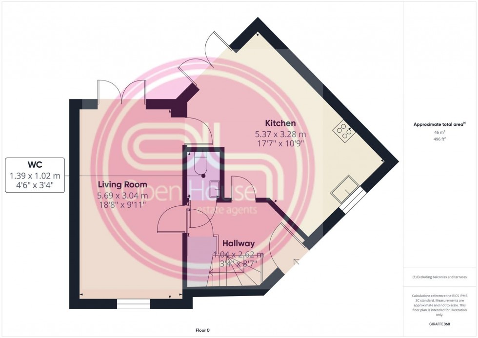 Floorplan for Bexley Drive, Church Gresley