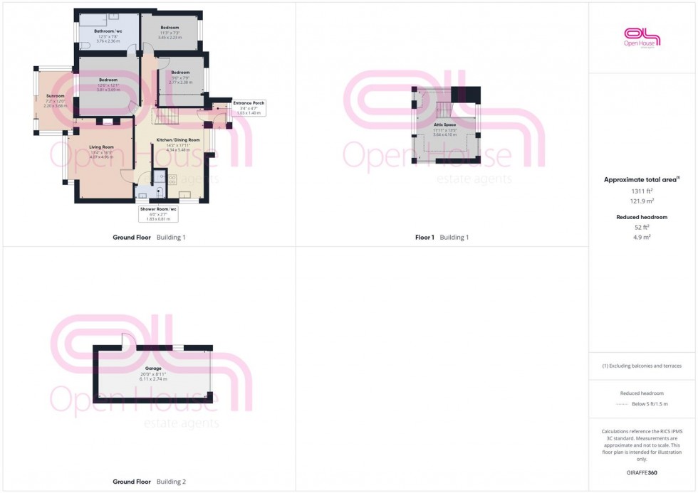 Floorplan for Cissbury Avenue, Peacehaven