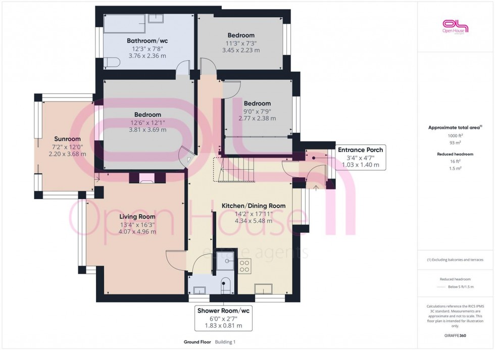 Floorplan for Cissbury Avenue, Peacehaven