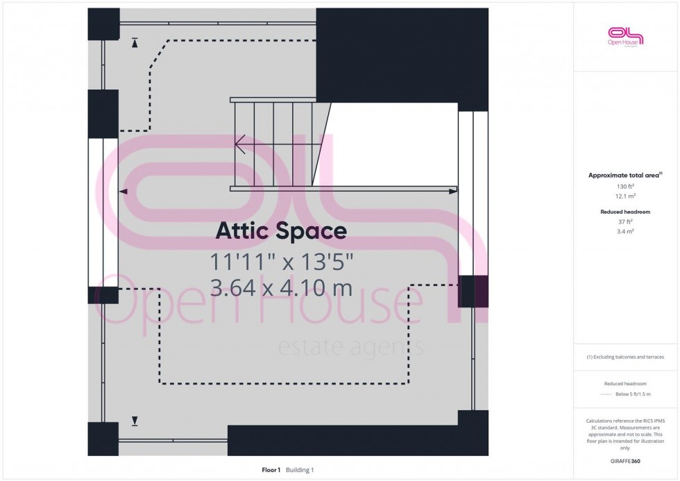Floorplan for Cissbury Avenue, Peacehaven