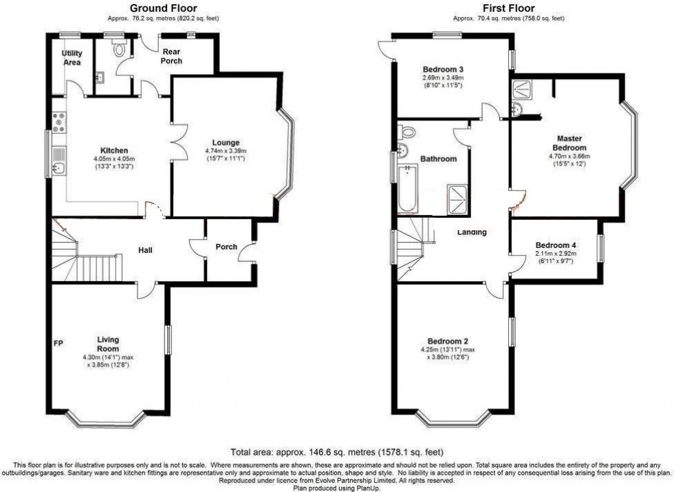 Floorplan for Weelsby Road, Grimsby