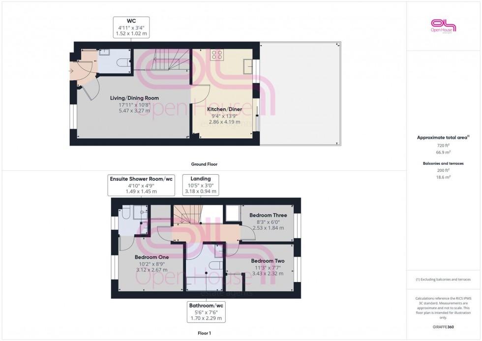Floorplan for Westview Close, Peacehaven