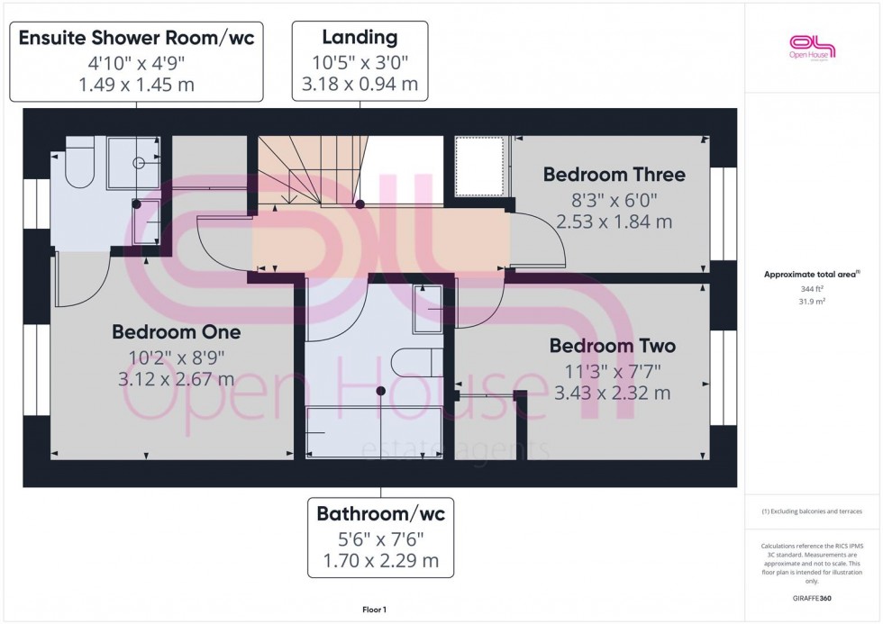 Floorplan for Westview Close, Peacehaven