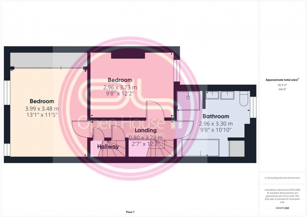 Floorplan for Outwoods Street, Burton-On-Trent