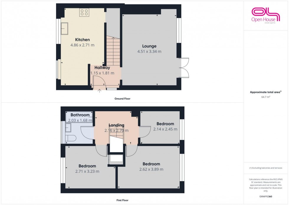 Floorplan for Crab Lane, Cannock