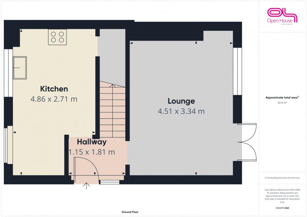 Floorplan for Crab Lane, Cannock