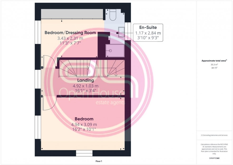 Floorplan for Cranfield Avenue, Church Gresley
