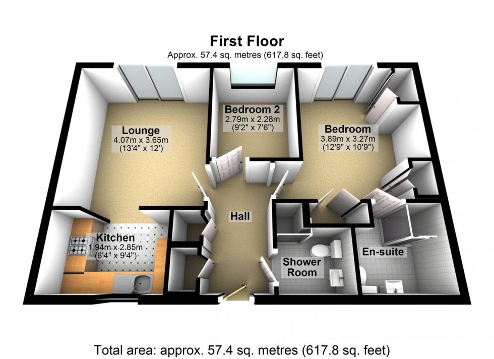 Floorplan for The Street, East Preston