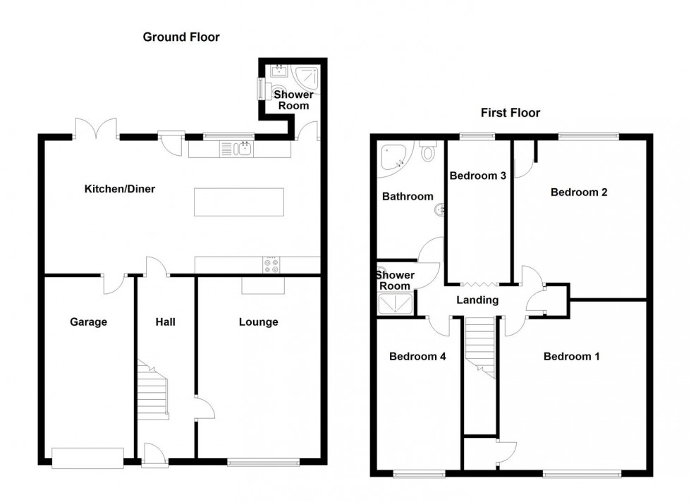 Floorplan for Northcote Road,Downend,Downend