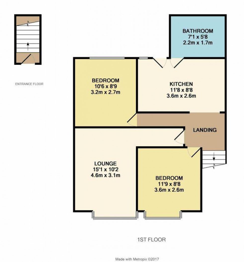 Floorplan for Commercial Road, Westcliff-On-Sea