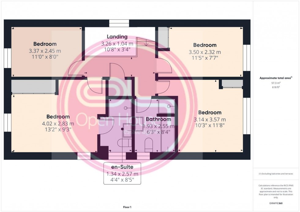 Floorplan for Essex Drive, Church Gresley