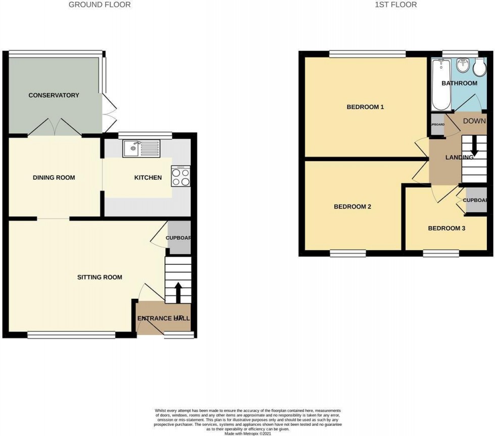 Floorplan for Rowan Green, Elmswell, Bury St Edmunds, IP30