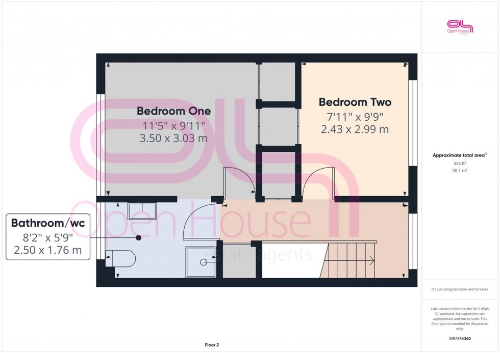 Floorplan for Courtlands Mews, Church Hill, Newhaven