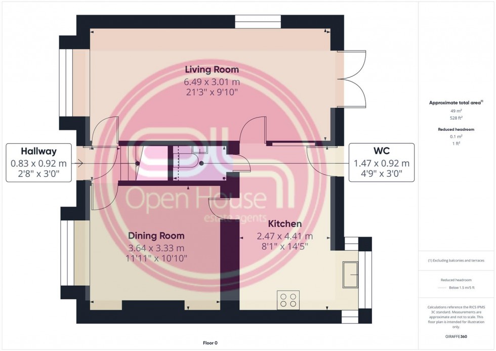 Floorplan for Main Street, Overseal
