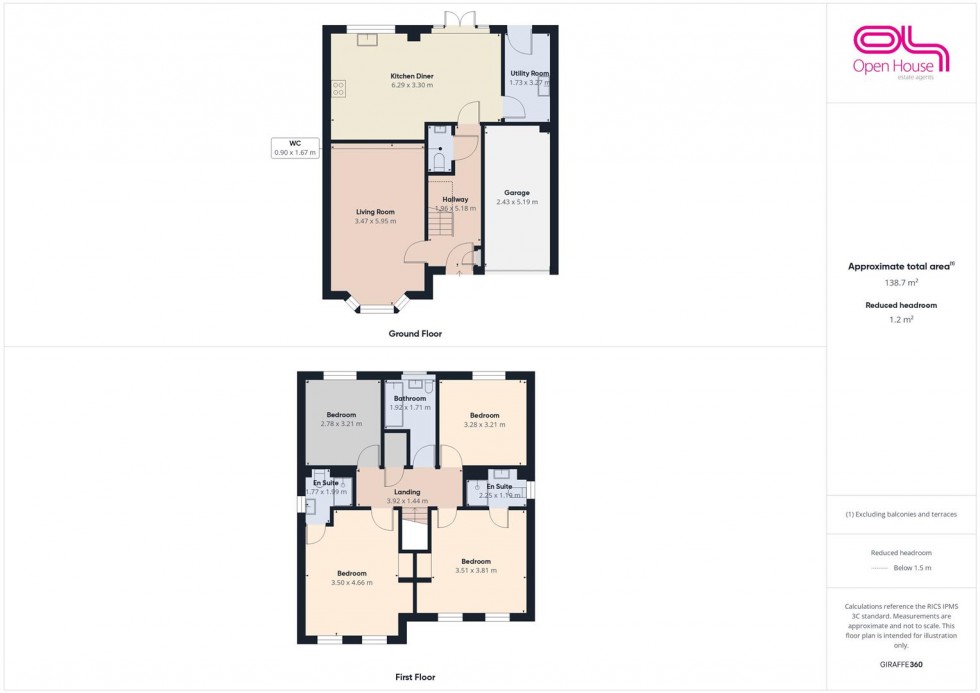 Floorplan for Winnow Avenue, Stafford