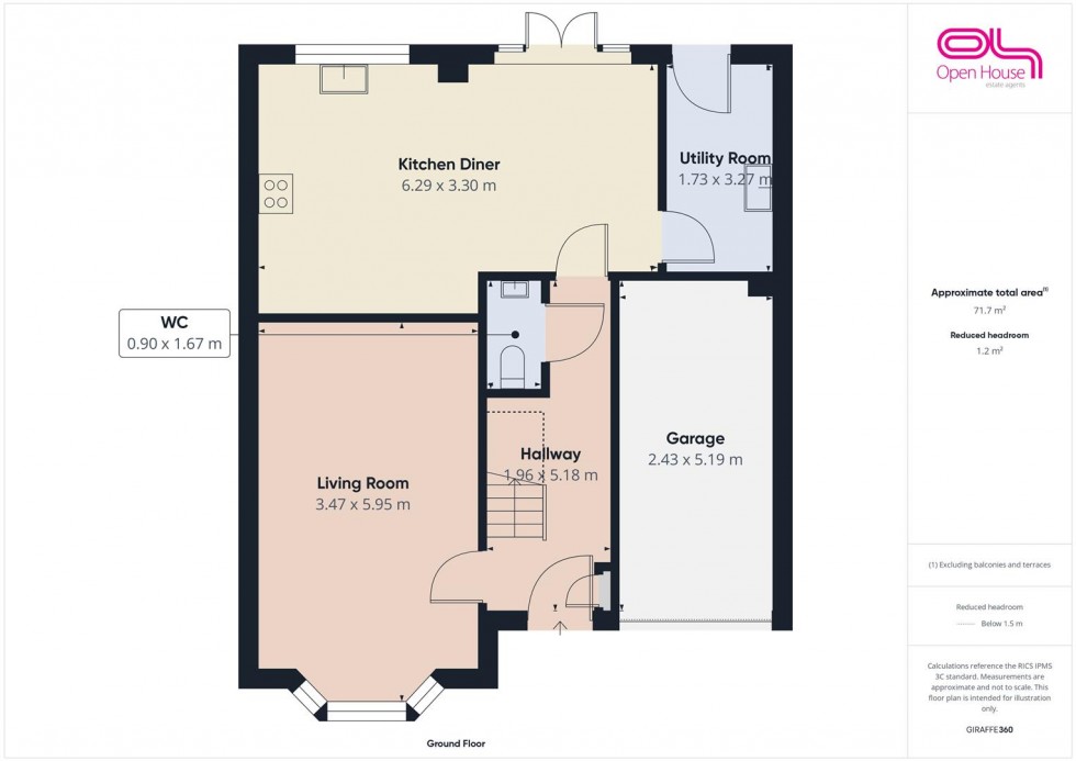 Floorplan for Winnow Avenue, Stafford