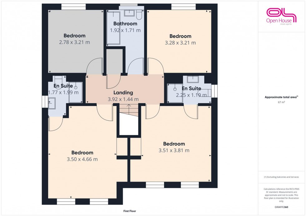 Floorplan for Winnow Avenue, Stafford