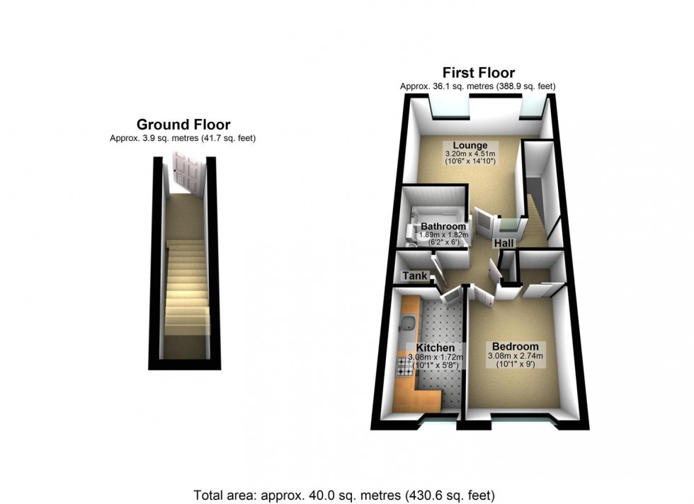 Floorplan for Friar Walk, Worthing