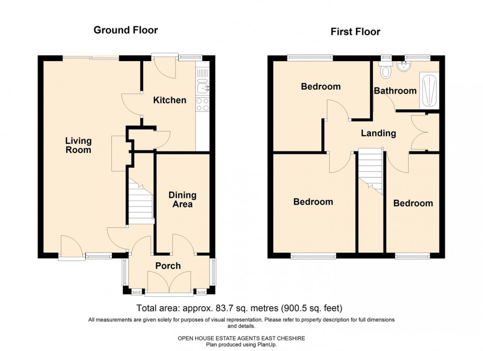 Floorplan for Northumberland Way, Bootle
