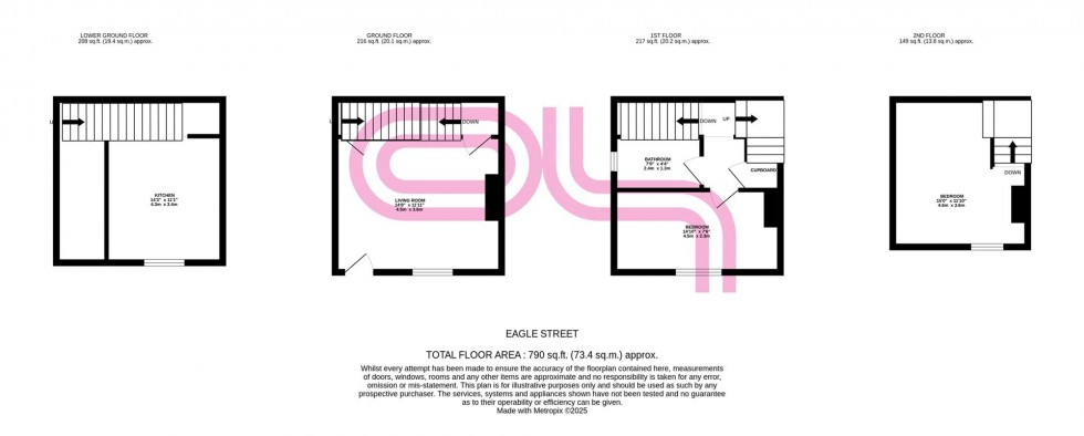 Floorplan for Eagle Street, Keighley
