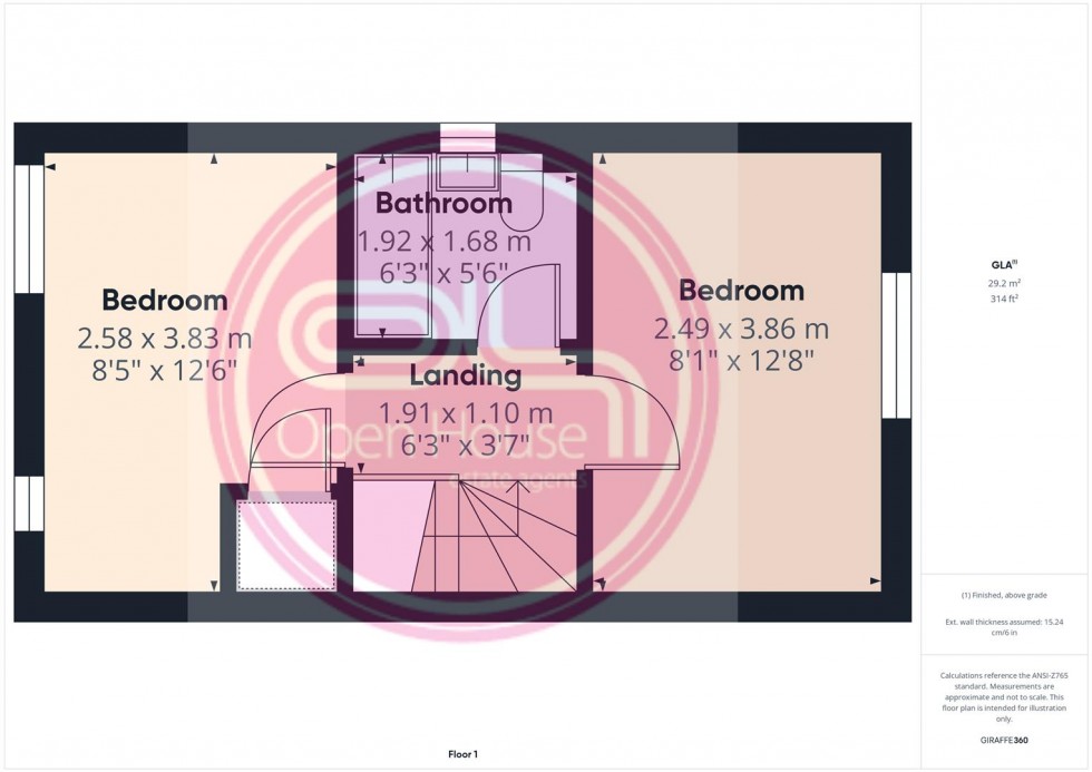 Floorplan for Gilliver Close, Burton-On-Trent