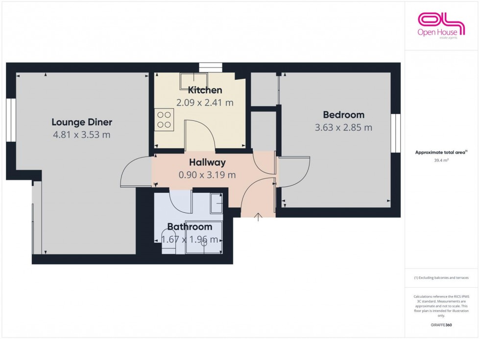 Floorplan for Peter James Court, Stafford