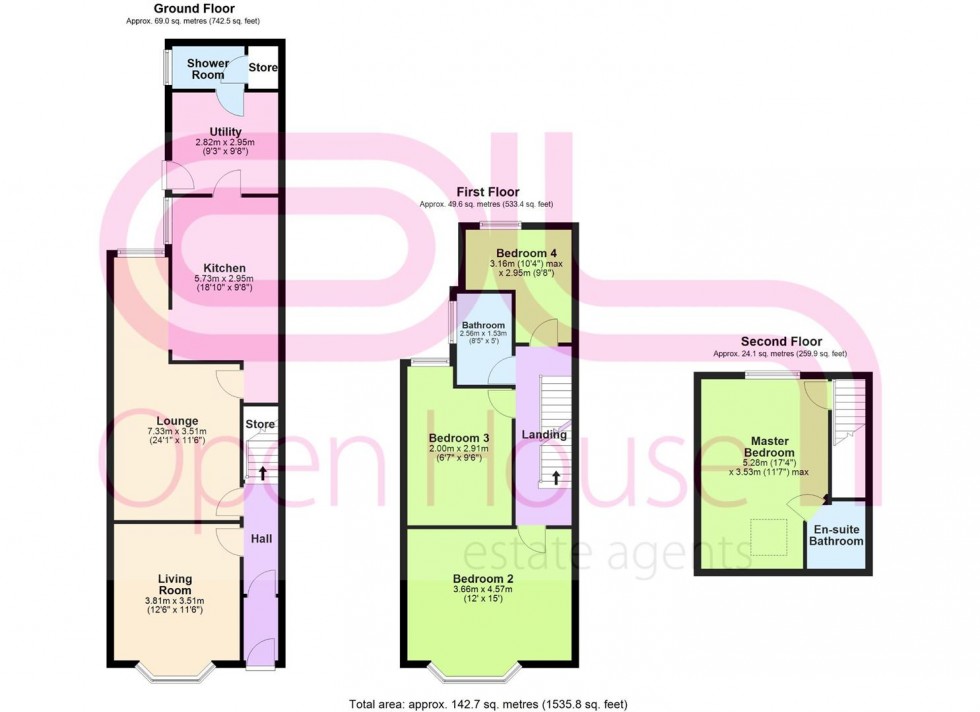 Floorplan for Hawthorne Road, Bolton