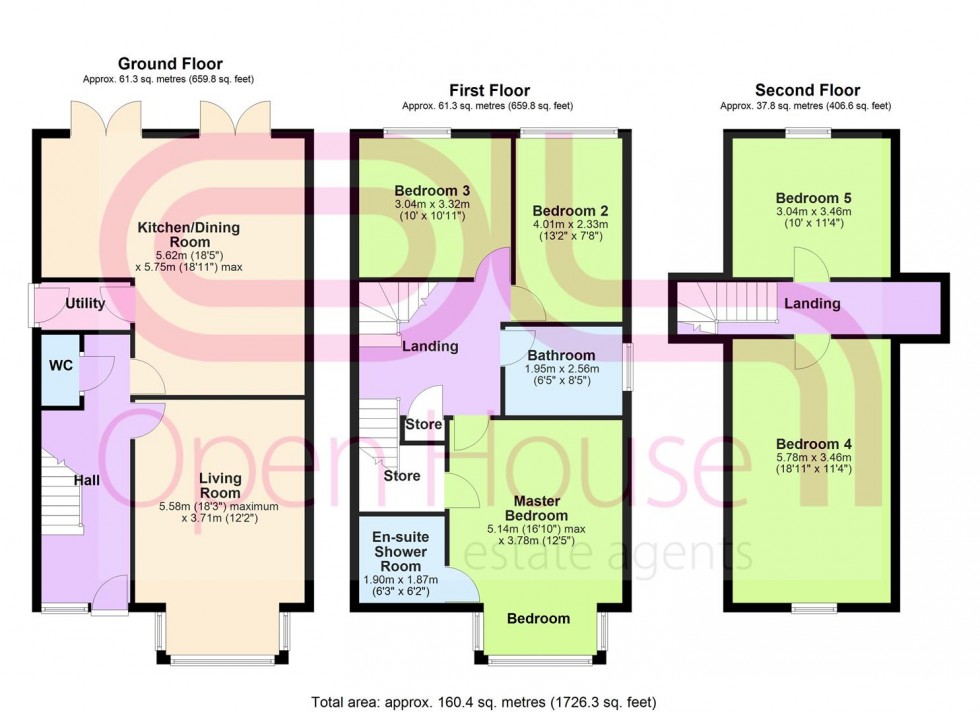 Floorplan for Bailey Lane, Bolton