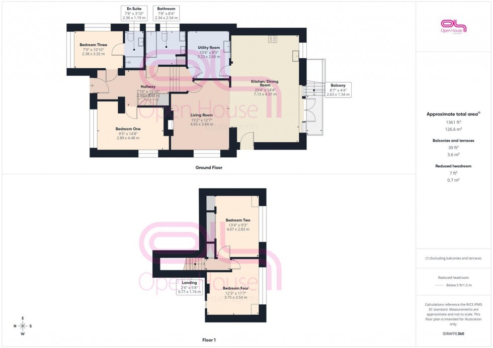 Floorplan for Wicklands Avenue, Saltdean
