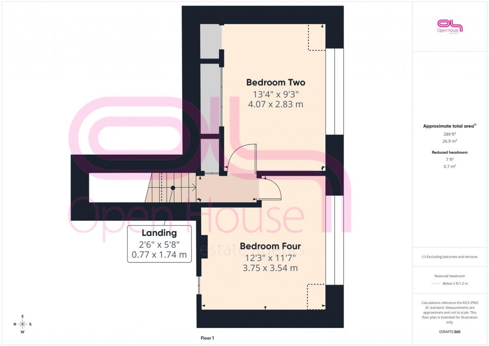 Floorplan for Wicklands Avenue, Saltdean