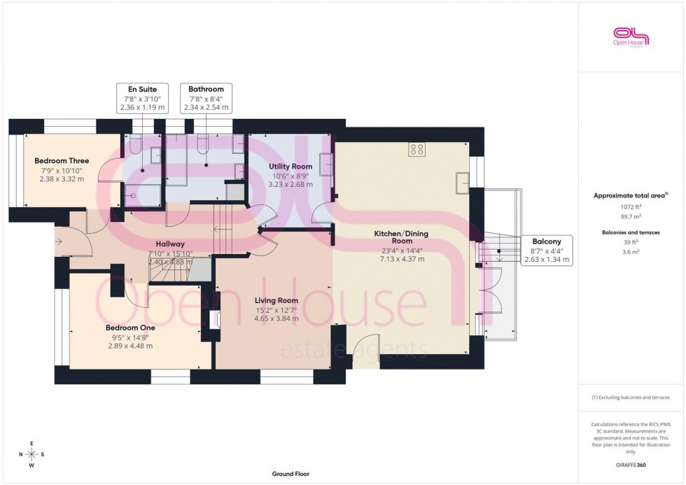 Floorplan for Wicklands Avenue, Saltdean