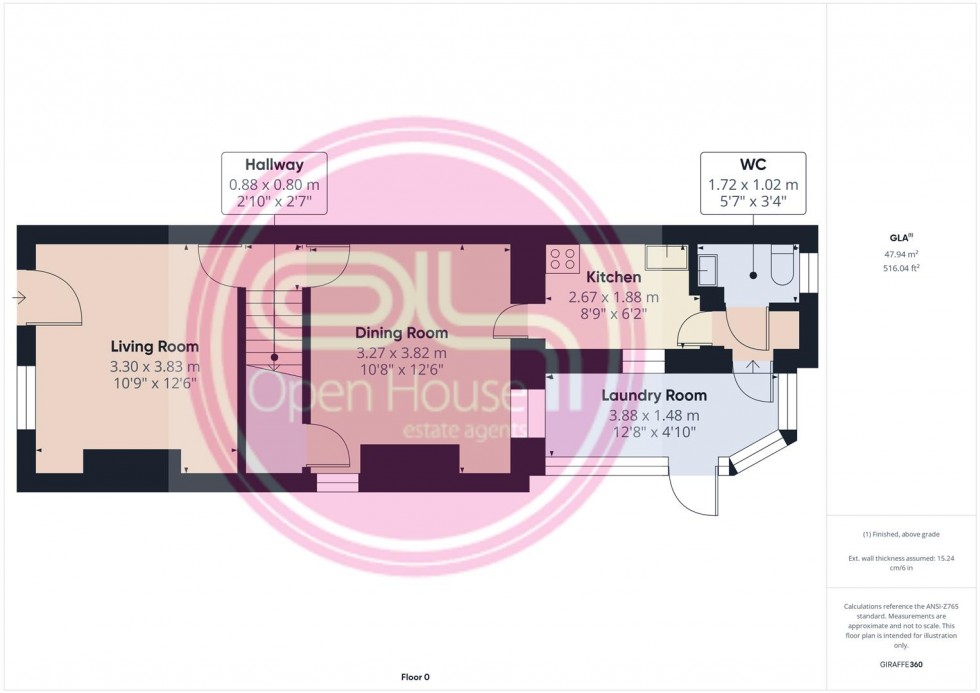 Floorplan for Granville Street, Woodville, Swadlincote