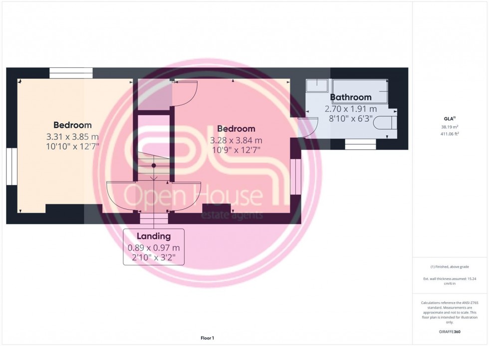 Floorplan for Granville Street, Woodville, Swadlincote