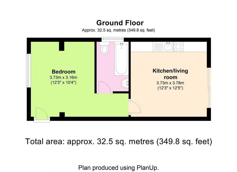 Floorplan for Stanford Way,,Broadbridge Heath