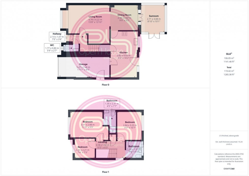Floorplan for 3, Orchid Close, Stapenhill, Burton Upon Trent, St