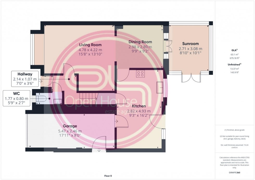 Floorplan for 3, Orchid Close, Stapenhill, Burton Upon Trent, St