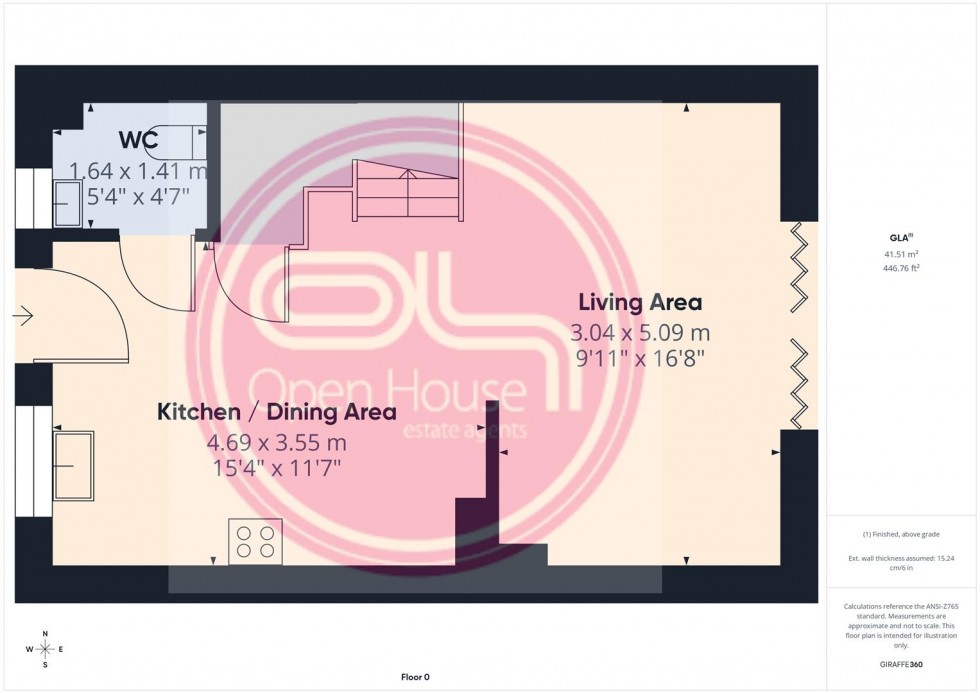 Floorplan for Marble Drive, Newhall, Swadlincote