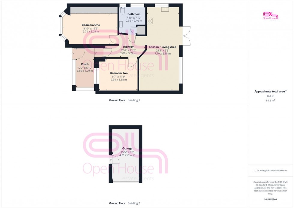 Floorplan for South Coast Road, Peacehaven