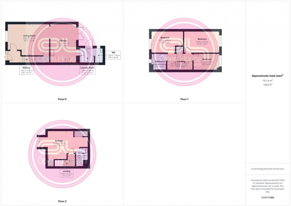 Floorplan for Rowan Drive, Burton on Trent