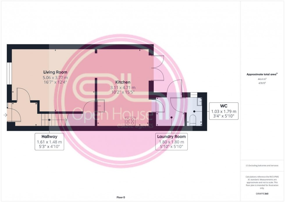 Floorplan for Rowan Drive, Burton on Trent