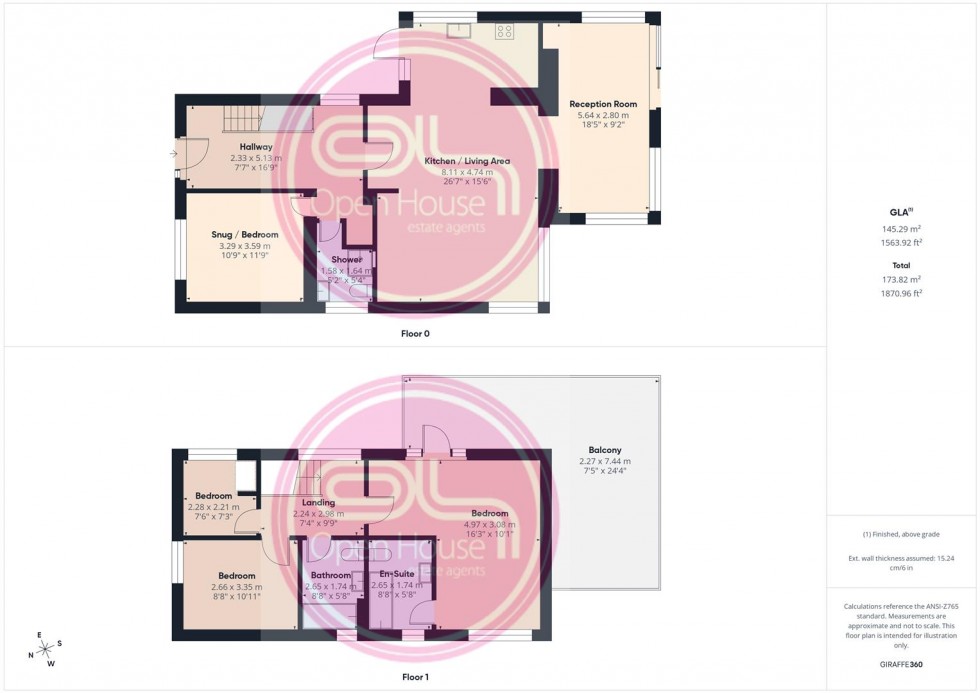Floorplan for Moat Bank, Bretby, Burton-On-Trent