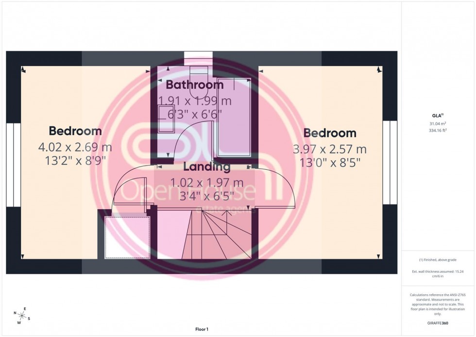 Floorplan for Thorneywood Road, Drakelow